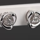 Diamonds by Frisenholm. A pair of diamond earrings of 9 kt. white gold. (2)