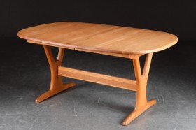 Gangsø Furniture Factory. Cherry dining table with extension (1+2)