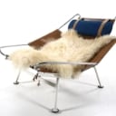 Hans J. Wegner. Flagline chair / Flag Halyard chair, Getama GE-225, 1960s