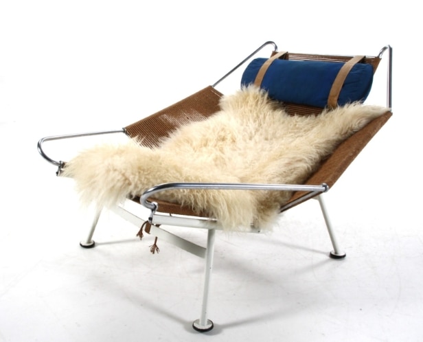 Hans J. Wegner. Flagline chair / Flag Halyard chair, Getama GE-225, 1960s