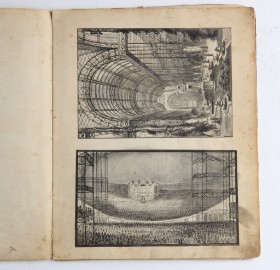 Danish artist. Sketchbook with motifs i.a. from the Crystal Palace in London, second half of the 19th century