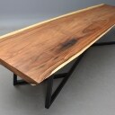 Unikt plankebord af massivt olieret Suar Wood. L. 350 cm