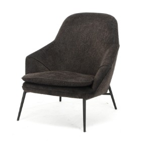 365º North for Wendelbo. Hug chair. Black/brown.