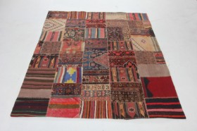 Persian Patchwork rug, 257x220 cm.