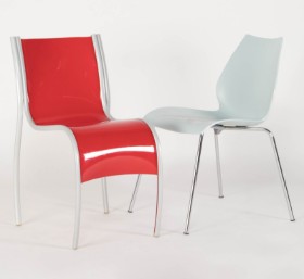 Vico Magistretti and Ron Arrad. two chairs from Kartell (2)