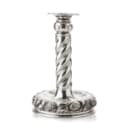 Axel Salomonsen. Large baroque candlestick made of sterling silver