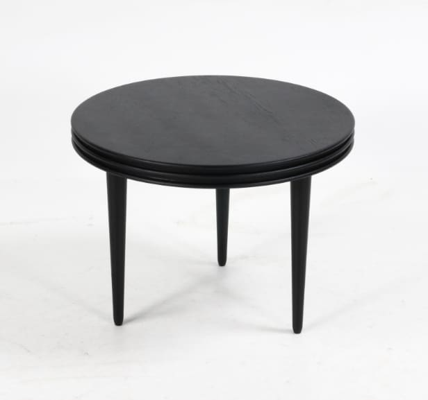Christian Troels for dk3. Groove coffee table, Ø 60 cm