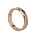 Two-tone wedding ring, 14 kt. Size 61.5