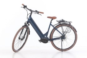 Mustang Trekking Center Electric Ladies - electric bike with 7 gears - Deep Blue Shine.