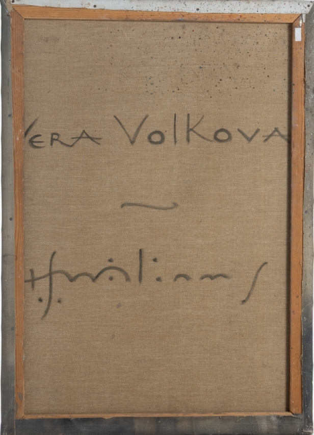 Hugh Finch Williams: Potræt af kunstneres kone Vera Volkova, olie på lærred (cd)