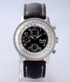 Breitling 'Montbrillant Olympus'. Herreur i stål med triple date og månefase, ca. 2010