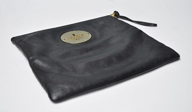 Mulberry Daria clutch i sort læder