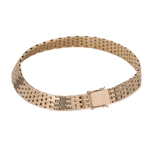 S.V. Glymers Eftf. Brick bracelet of 8 kt. gold