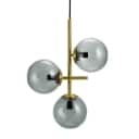 971. Dyberg Larsen. Pendant model 'Como' and a pair of wall lamps model 'Futura' (3)