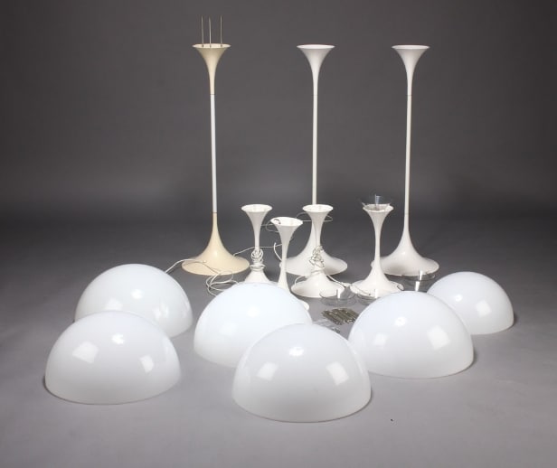 Verner Panton. Panthella reservedele til standerlamper og bordlamper 