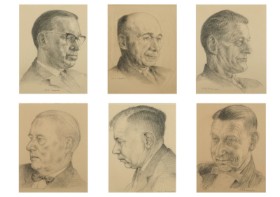 Ib Spang Olsen. Six portraits (6)