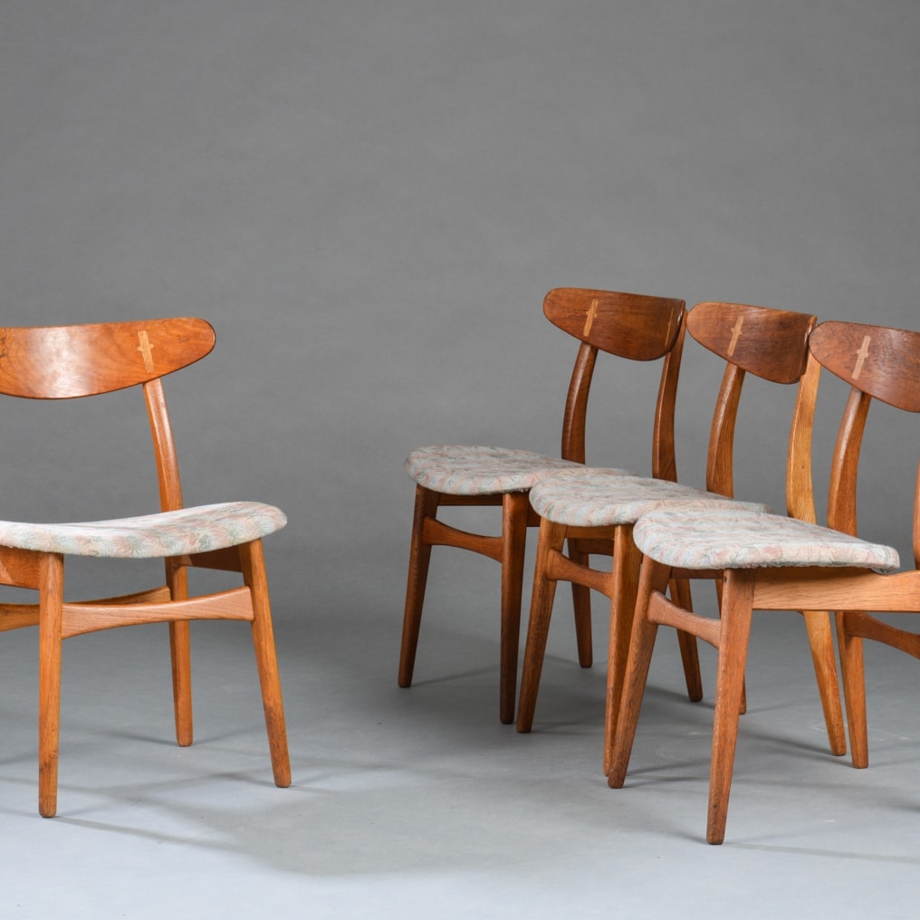 Hans J. Wegner. Fire stole model CH-23 (4) | Lauritz.com