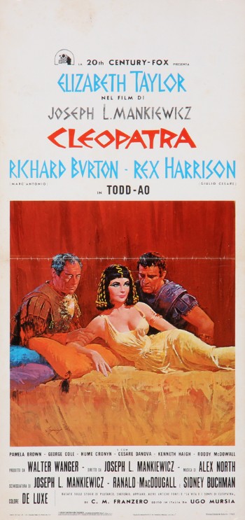 Italiensk plakat, Cleopatra, 1965