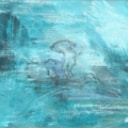 Gitte Skovmand, Ellis Utzon, etc. Collection paintings. (4)