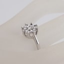 Diamond ring in 18 kt. white gold, 0.27 ct.