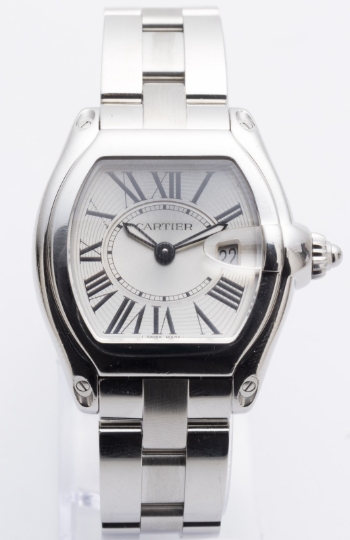 Cartier Roadster. Dameur af stål, Ø. 30 mm