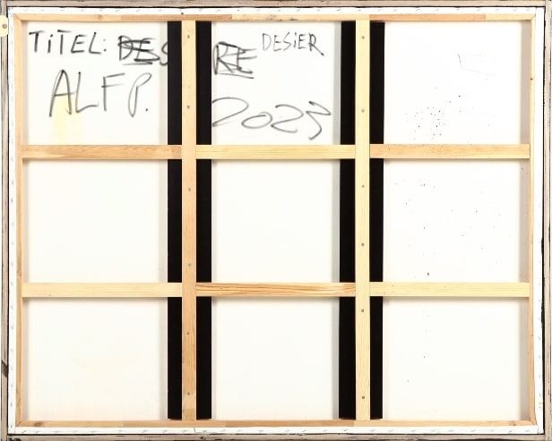 Alf Pedersen. Composition. `Desire` 120x150 cm.