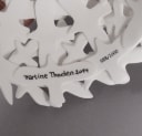 Martine Thoelen. Tre 'Candle Holder' lysskulpturer (3) 