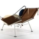 Hans J. Wegner. Flagline chair / Flag Halyard chair, Getama GE-225, 1960s