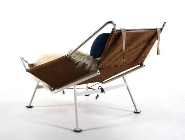 Hans J. Wegner. Flagline chair / Flag Halyard chair, Getama GE-225, 1960s