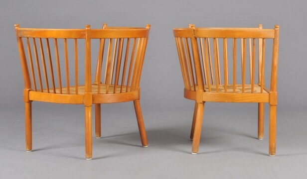 Børge Mogensen. Par tremmestole, model 4389 (2)