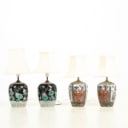 Two sets of oriental table lamps, 1900/2000s. (4)
