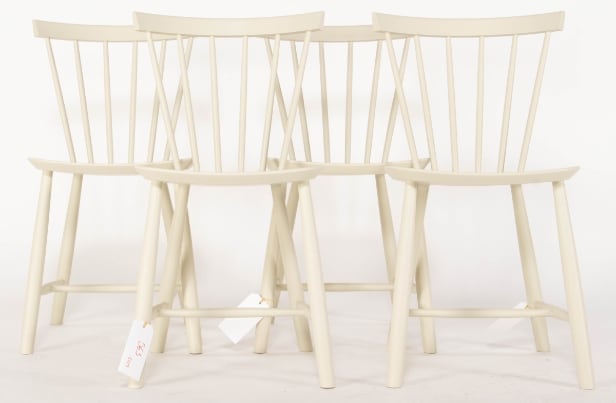 563. Poul M. Volther for FDB. Chairs, model J46. (4)