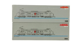 Märklin 3608+3689 Digital HO: Two electric locomotives Series mP 3000 NS (2)