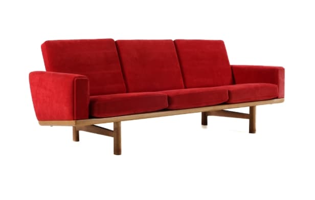 H. J. Wegner. Tre-pers. sofa, egetræ. model GE-236/3