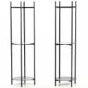 238. Hübsch Norm Shelving Cylinder, black. (2)