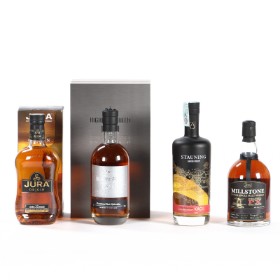 Samling whisky bl.a. Highland Queen 1561 m.m. (4)