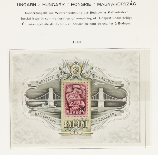 LOT 62. HUNGARY. 1871-1999. Very nice and well-stocked unused/mint collection in 6 Schaubek albums