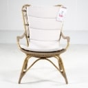 155 Sika Design. High-backed armchair, rattan, model Fox