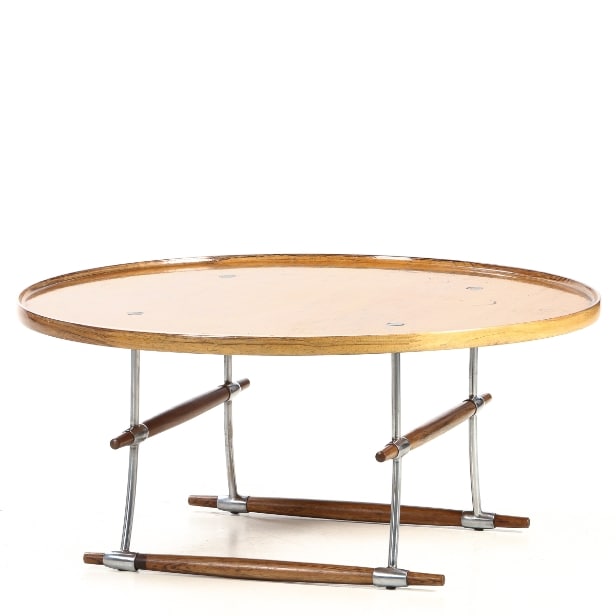 Jens Harald Quistgaard. Stokke sofabord ( Conical Stick table) af palisander, tidlig model 1960'erne