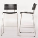 426. Henrik Lehm for Gramrode Møbelfabrik. Pair of barstools of black-lacquered ash wood. (2)