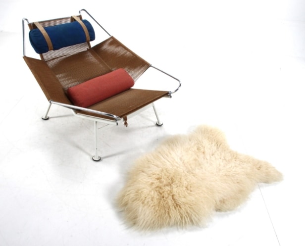 Hans J. Wegner. Flagline chair / Flag Halyard chair, Getama GE-225, 1960s
