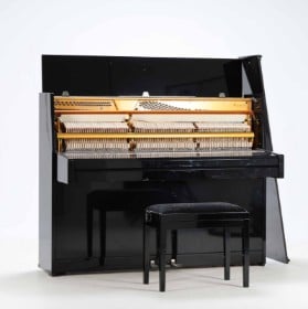 Pearl River / Millar: Piano, model EU112S med tilhørende bænk (2)