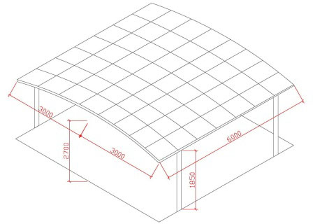 Dobbelt Trae Carport Med Redskabsrum 45m 6x7 5 44mm Dihc Dk