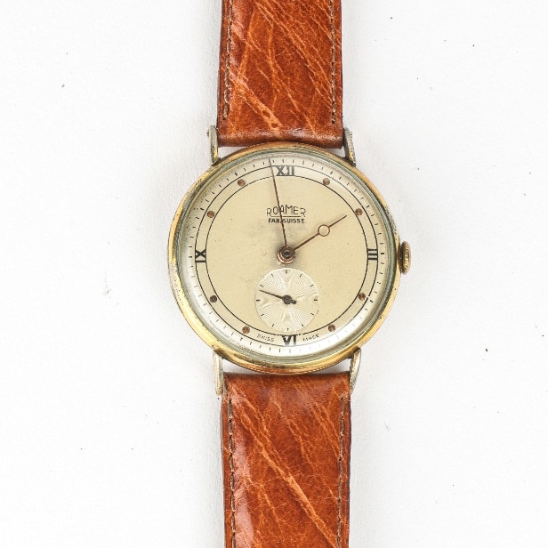 Roamer armbåndsur af forgyldt metal.
