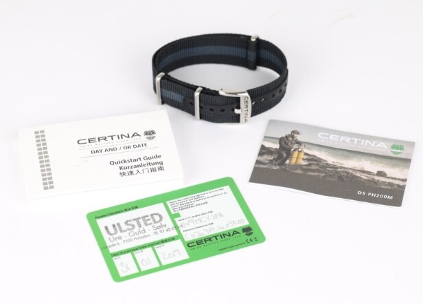 Certina: DS PH200m automatic dykkerur, Ø43 mm.