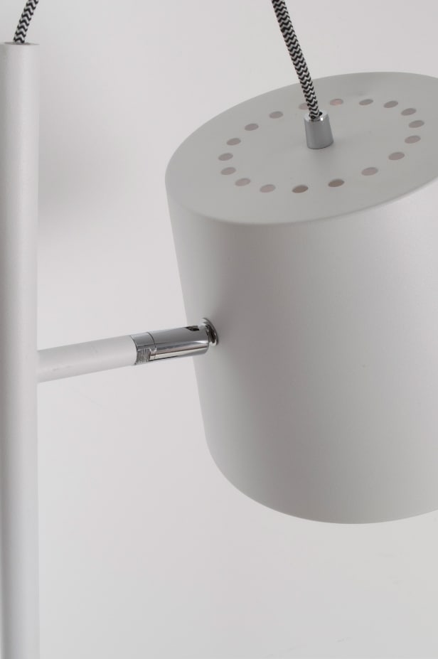 971. Zuiver floor lamp model 'Buckle Head' and three DFTP wall lamps (4)