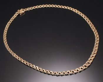 Bismark halskæde af 14 kt. guld, ca. 16,9 g.