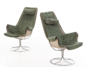 Bruno Mathsson. 'Jetson'. To loungestole (2)