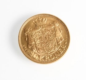 Danmark. 20 kroner i guld 1917