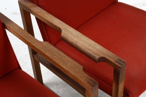Søborg Furniture, attributed. Four armchairs, oak (4)